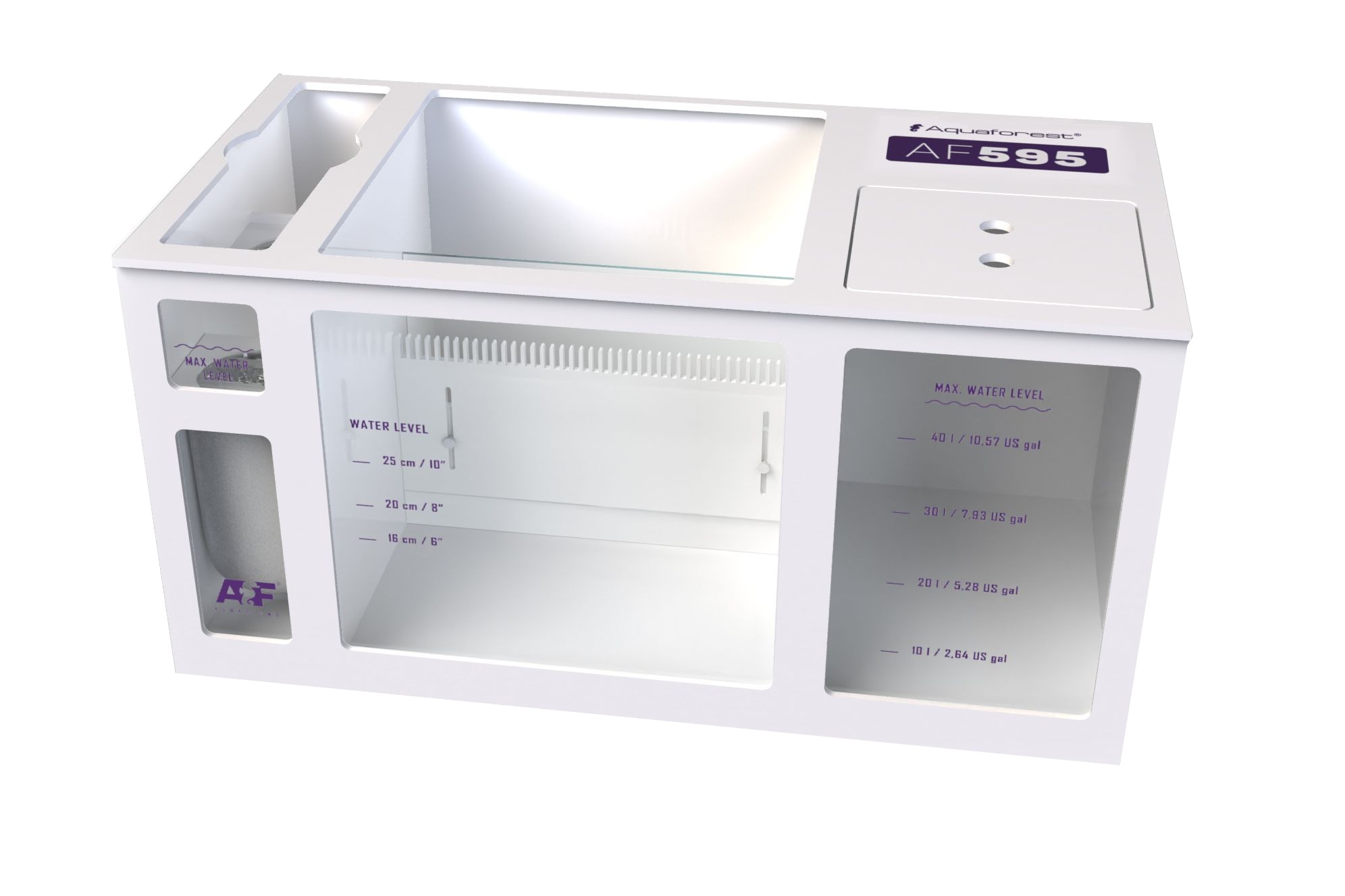 Af Sump 150 595 External Filtration Aquaforest Sump Filtration Marine Aquatics Eu Wholesale And Retail Sale Of Both Freshwater And Saltwater Aquarium Hardware