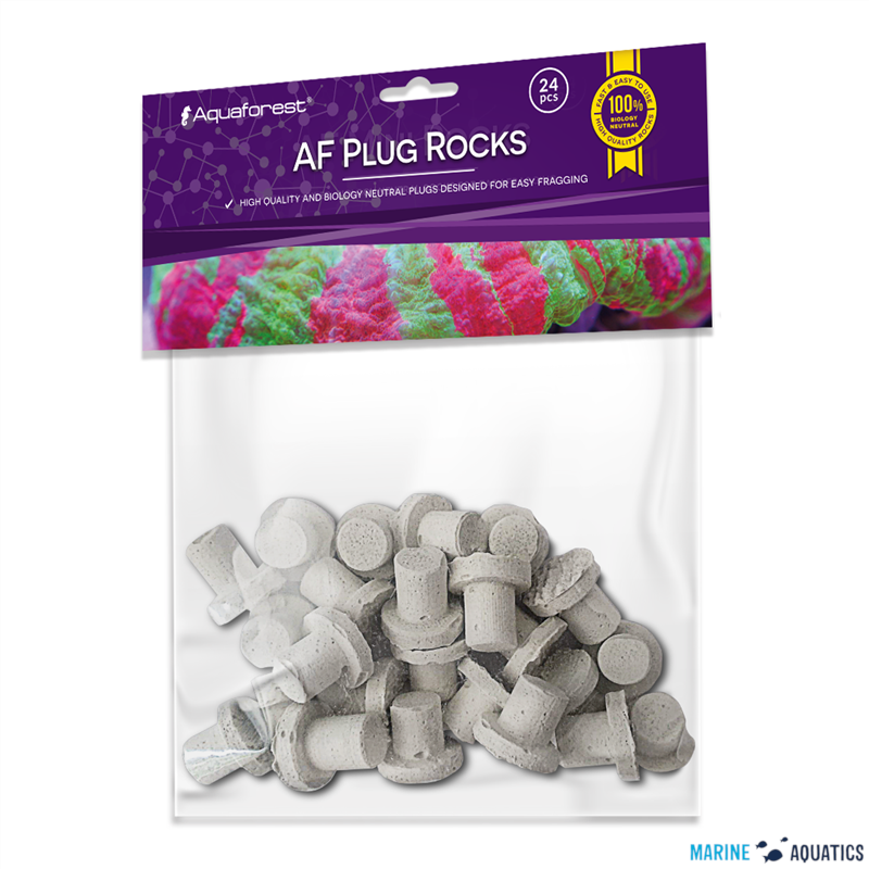AF PLUG Rocks - plugy pro korálové fragy, bílá (24ks)