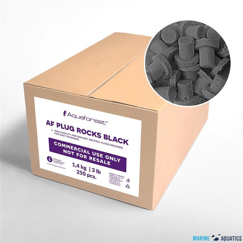 AF PLUG Rocks - velkoobchodní balení, černá (250ks)
