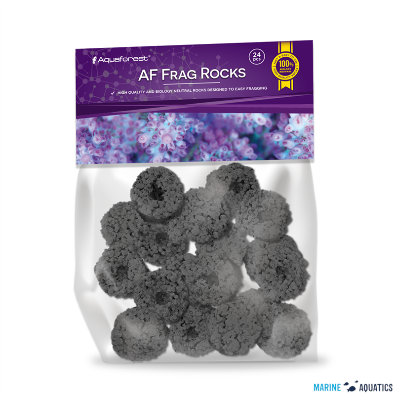 AF Frag Rocks BLACK - podložky pro korálové fragy, černá (24ks)