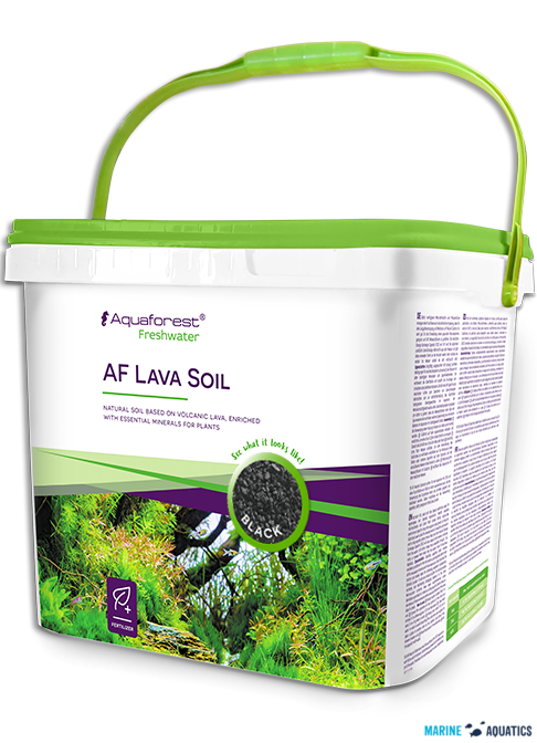 AF Lava Soil Black - černý substrát na bázi vulkanické lávy (5L)