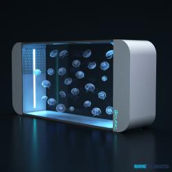 CUBIC Pulse160 - akvárium pro medúzy, bílá (174 litrů)