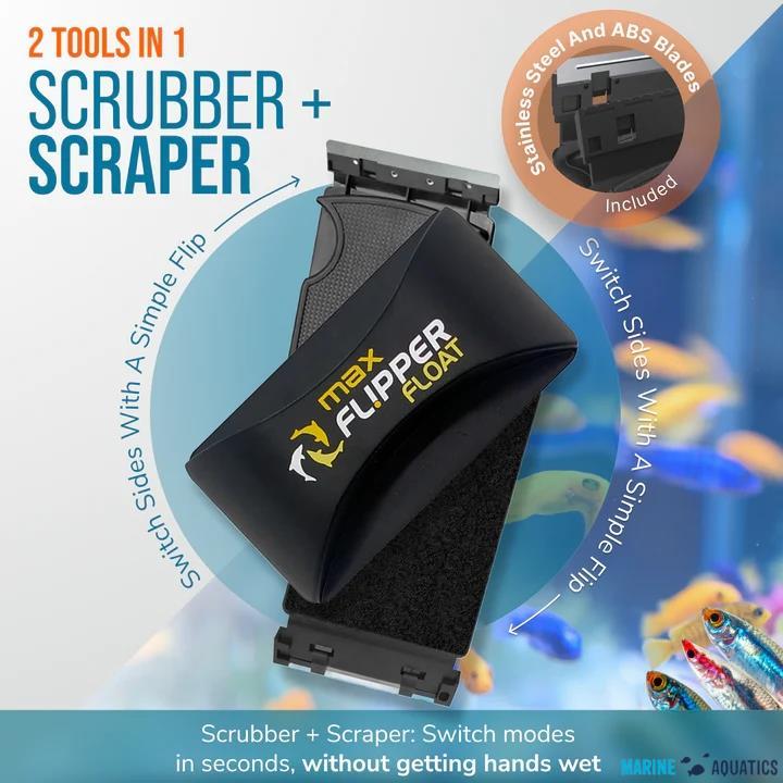 Flipper MAX FLOAT - magnetické čištění skel (2v1/do 19mm)