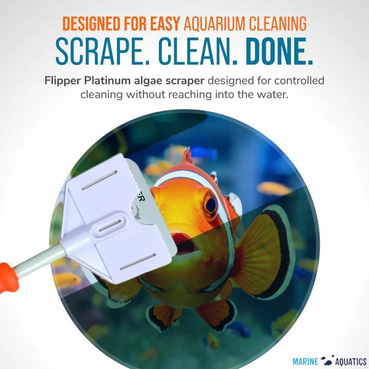 Flipper Platinum škrabka na akvarijní sklo/akrylát (25cm)