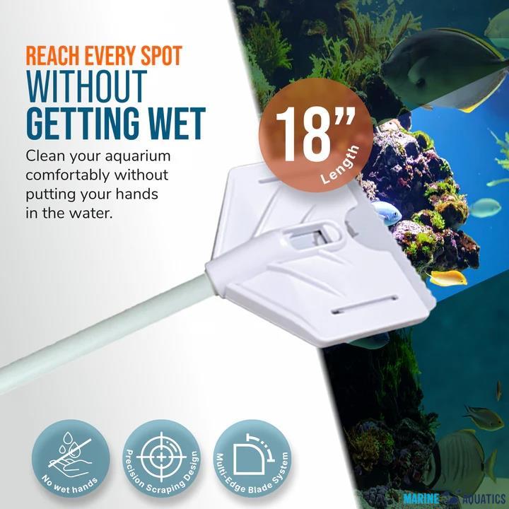 Flipper Platinum škrabka na akvarijní sklo/akrylát (45cm)