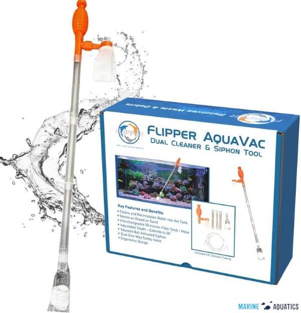 Flipper AquaVAC Dual cleaner & Siphon tool