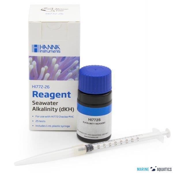 Hanna Reagence - měření Alkalinity dKH (25 testů)