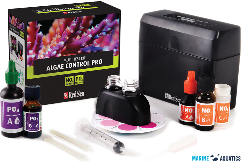 Red Sea Algae Control Multi Test Kit - sada testů na dusičnany a fosfáty (NO3/PO4) + přenosný box