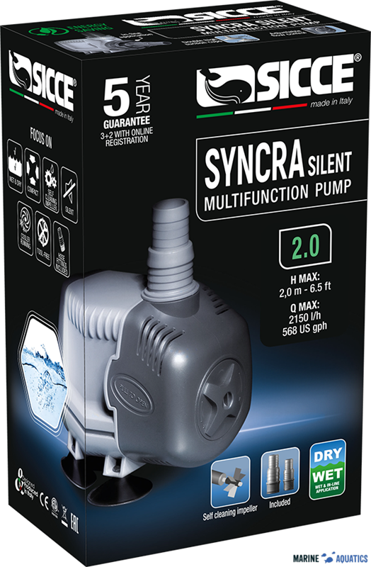 Sicce Syncra Silent pump 2.0 (2150 l/h /32W)