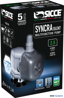 Sicce Syncra Silent pump 2.5 (~2500 l/h /~40W)