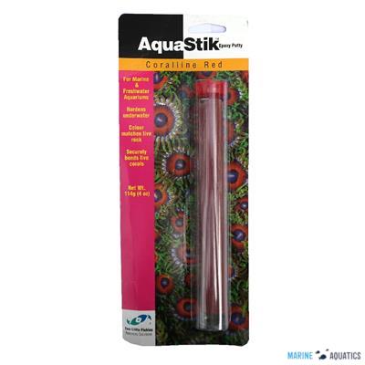 AquaStik Red Coralline - underwater epoxy, 114g