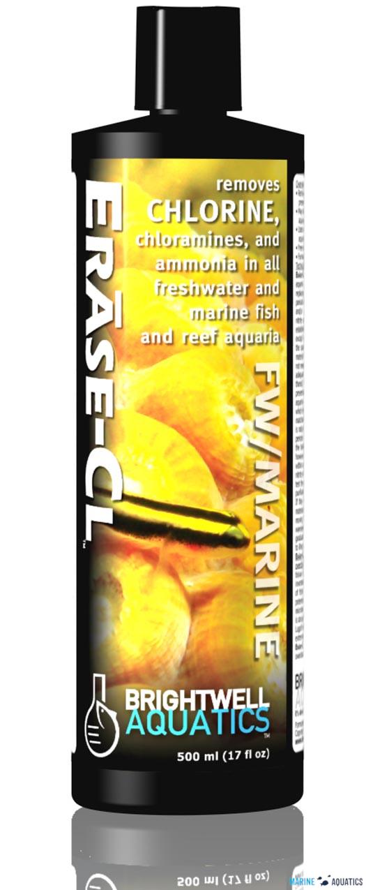Erase-Cl - eliminates chlorine, chloramine & amonia (250ml)