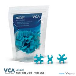 VCA Multi Tube clips - Aqua blue