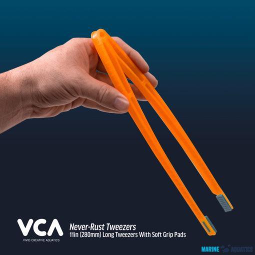 VCA Never-Rust tweezers - akvarijní pinzeta, Sunset Orange (28cm)