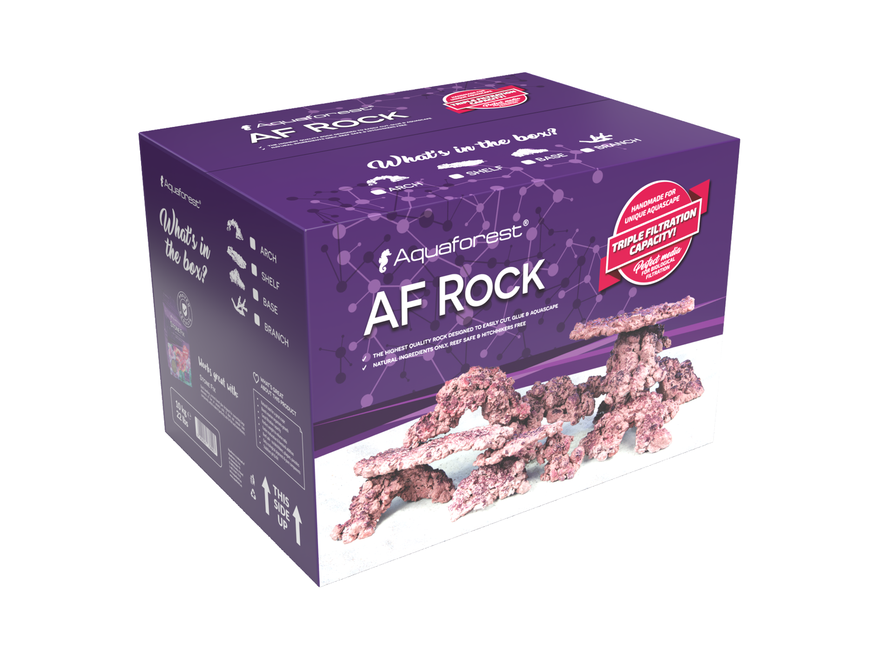 AF Rock ARCH High Porosity Rock Box 10kg Aquaforest Marine af-rock-arch-high-porosity-rock-box-10kg-aquaforest-marine