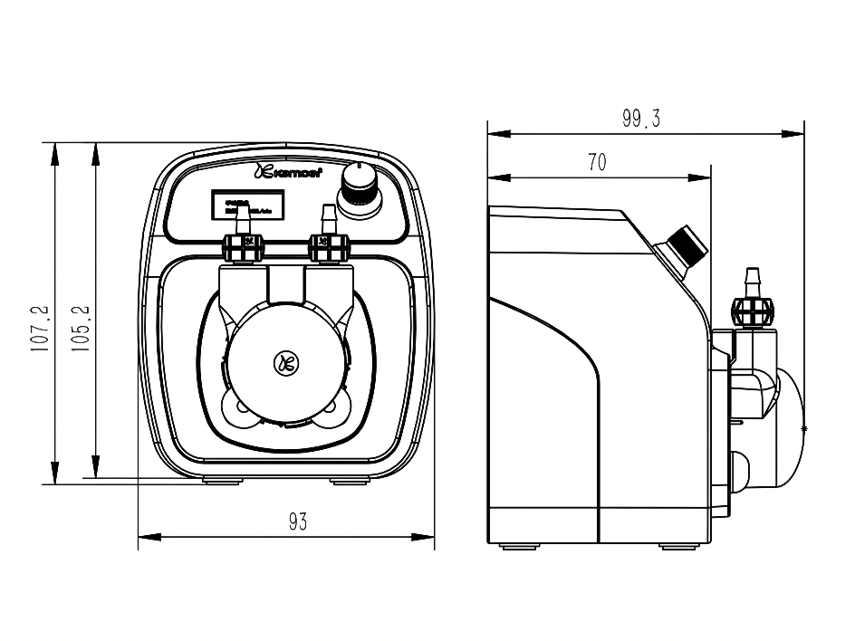 Yosoo Peristaltische Pumpe, Pumpe Dosierpumpe Schlauch Pumpen Kopf für Yosoo Peristaltische Pumpe, Pumpe Dosierpumpe Schlauch Pumpen Kopf für