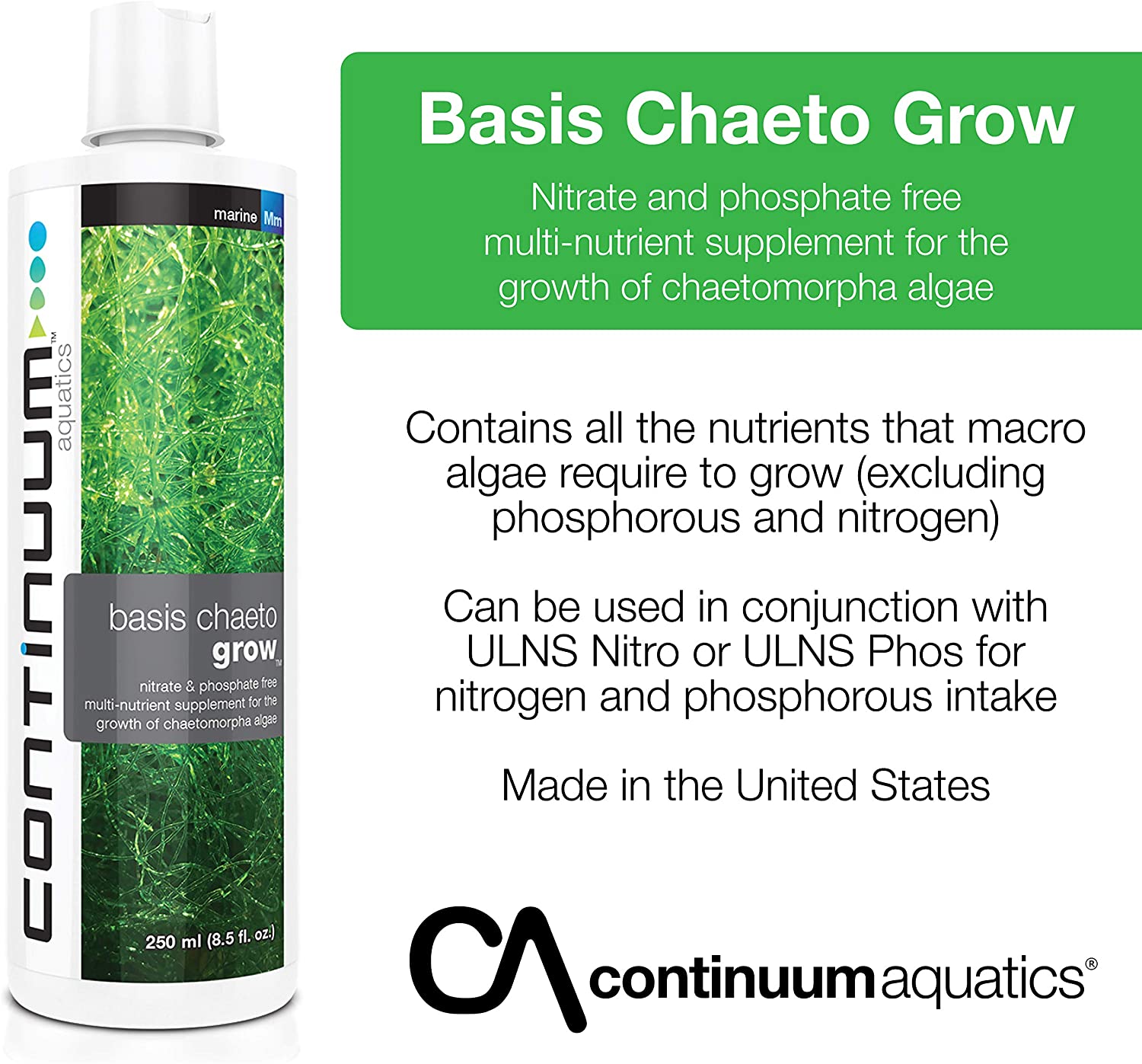 Chaeto Grow (250ml) | For Algae |Marine Aquatics.eu -wholesale and ...