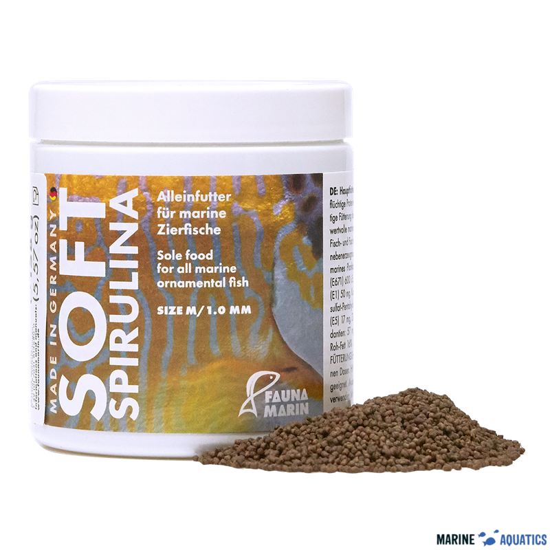 Soft spirulina - krmivo se spirulinou, M (250ml)